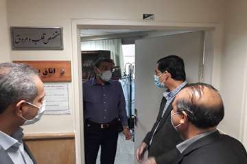 بازدید های مسئولان از بیمارستان ها و مراکز تابعه دانشگاه